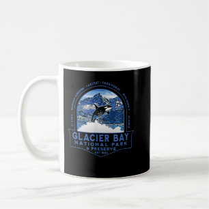 Glacier Bay nationalpark Alaska Orca Mountains Fi Kaffemugg