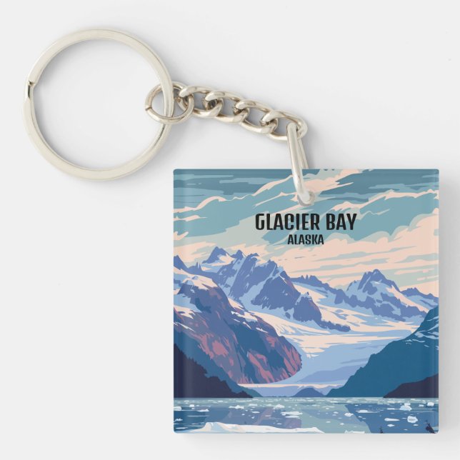 Glacier Bay nationalpark Alaska Vintage resor (Framsidan)