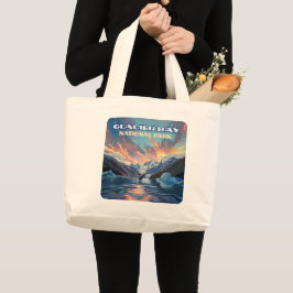 Glacier Bay nationalpark Alaska Whale Vintage Jumbo Tygkasse