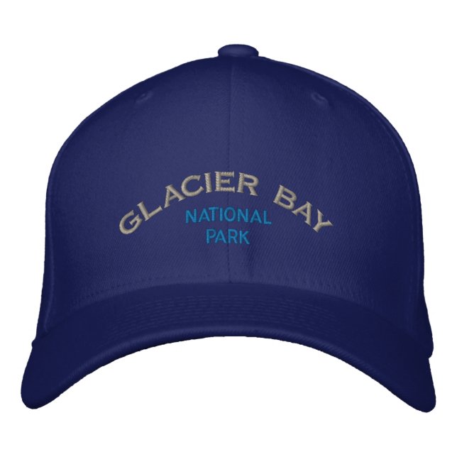 Glacier Bay nationalpark Broderad Keps (Framsida)