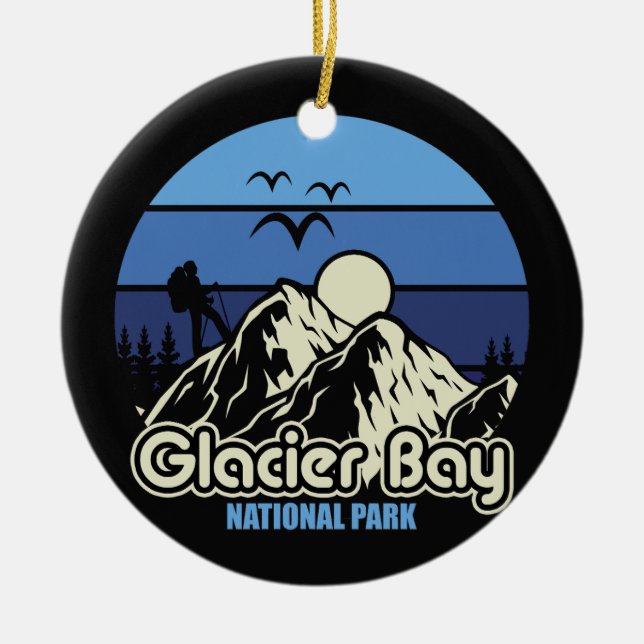 Glacier Bay nationalpark Julgransprydnad Keramik (Framsidan)