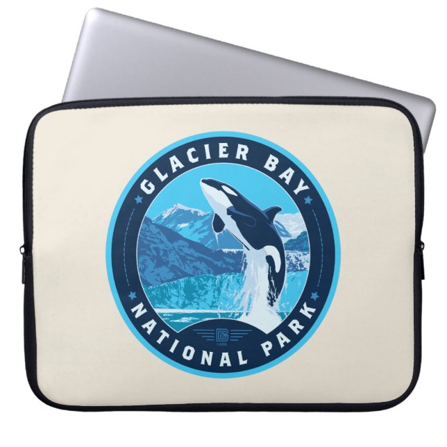 Glacier Bay nationalpark Laptop Fodral (Framsidan)