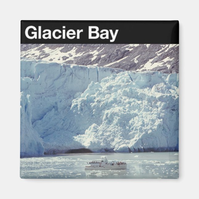 Glacier Bay nationalpark Magnet (Framsidan)