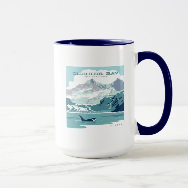 Glacier Bay nationalpark | Orca Mugg (Höger)