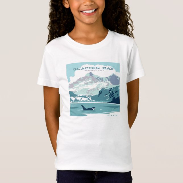 Glacier Bay nationalpark | Orca T Shirt (Framsida)