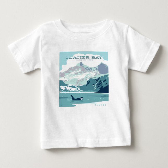 Glacier Bay nationalpark | Orca T Shirt (Framsida)
