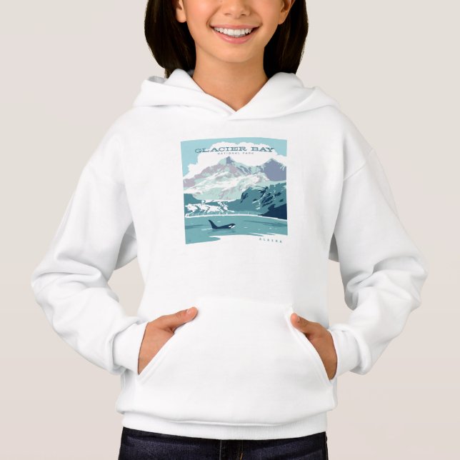 Glacier Bay nationalpark | Orca T Shirt (Framsida)