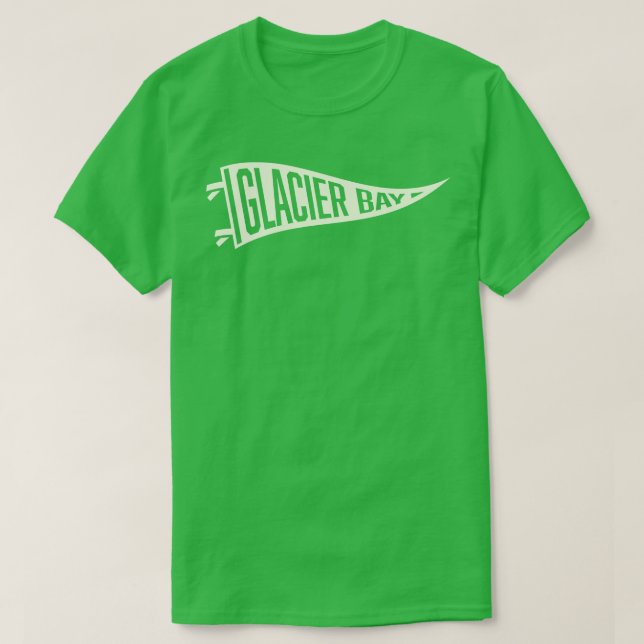 Glacier Bay nationalpark Pennant Tan T Shirt (Design framsida)