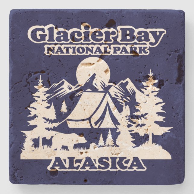 Glacier Bay nationalpark Stenunderlägg (Framsidan)