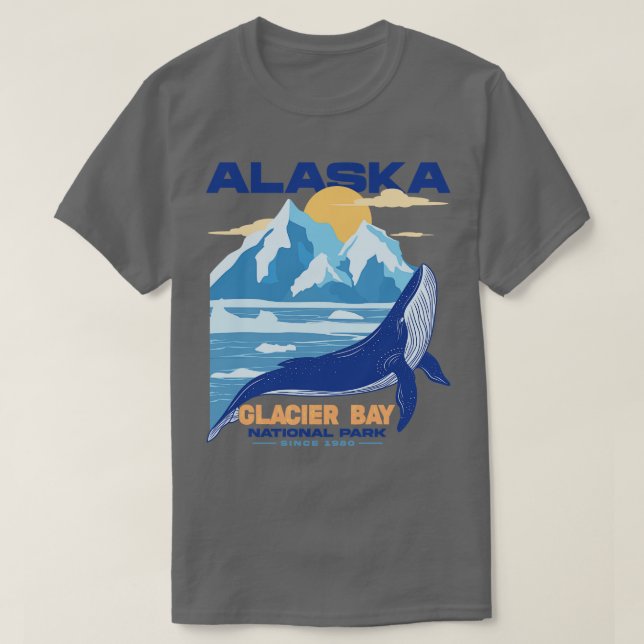 Glacier Bay nationalpark T Shirt (Design framsida)