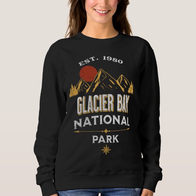Glacier Bay nationalpark T Shirt (Framsida)