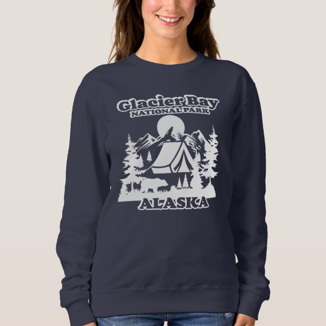 Glacier Bay nationalpark T Shirt (Framsida)