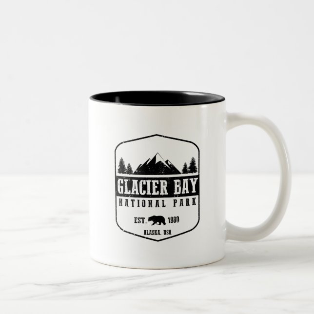Glacier Bay nationalpark Två-Tonad Mugg (Höger)