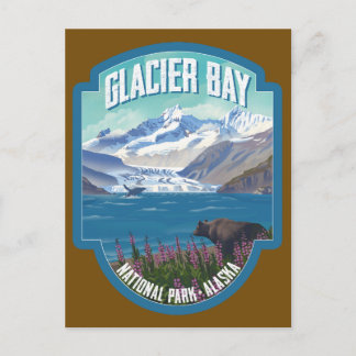 Glacier Bay nationalpark Vykort