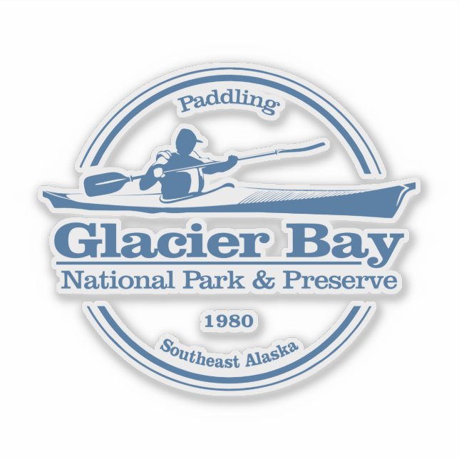 Glacier Bay NP (SK) Klistermärken (Framsida)