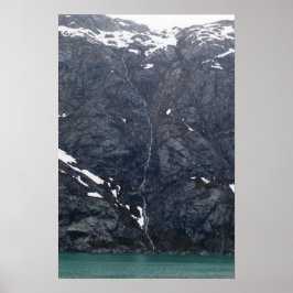 Glacier Bay Waterfall 3 Poster