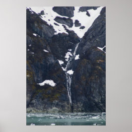 Glacier Bay Waterfall Poster 2