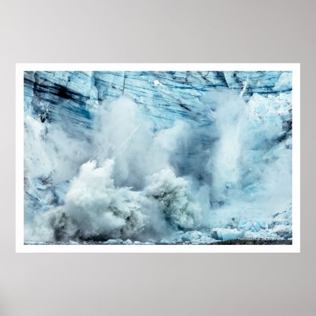 Glacier Calving Poster (Framsidan)