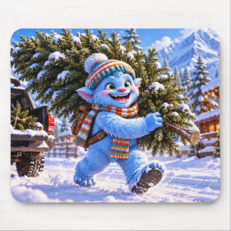 Glacier Grinch & Julgran Holiday Musmatta