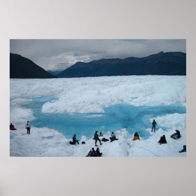Glacier Hikers Poster (Framsidan)