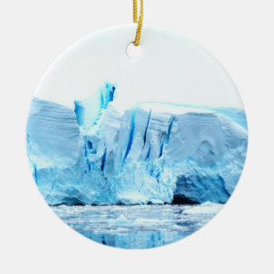 Glacier i Antarctica Julgransprydnad Keramik