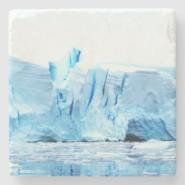 Glacier i Antarctica Stenunderlägg (Framsidan)