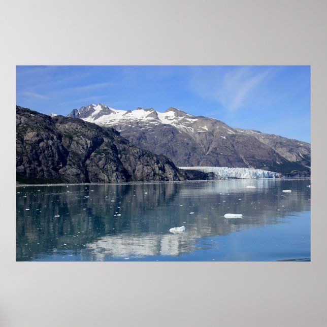 Glacier in Alaska Print Poster (Framsidan)