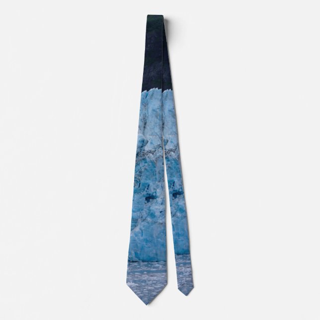 Glacier in Prince William Ljud Alaska Neck Tie Slips (Framsida)