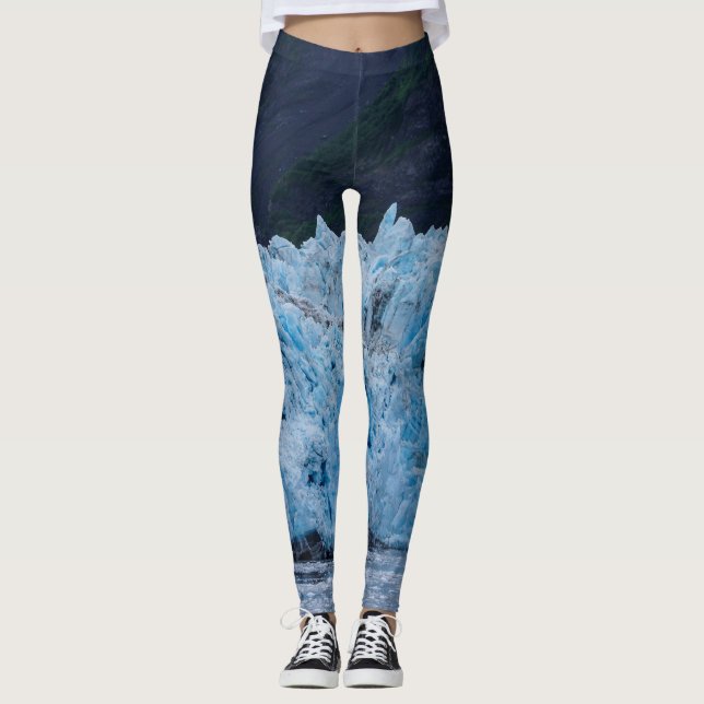 Glacier In Prince William Ljud Leggings (Framsida)