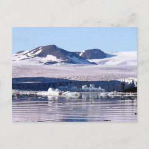 Glacier in Svalbard Vykort
