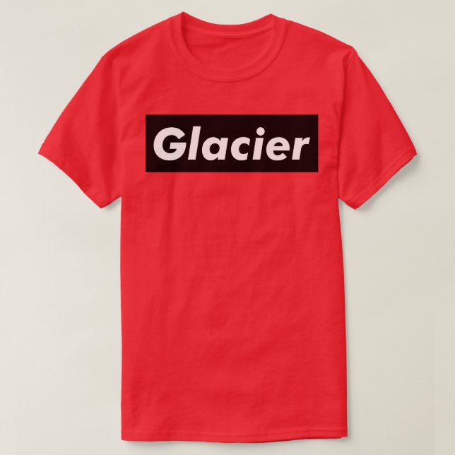 Glacier Kött Brown T Shirt (Design framsida)