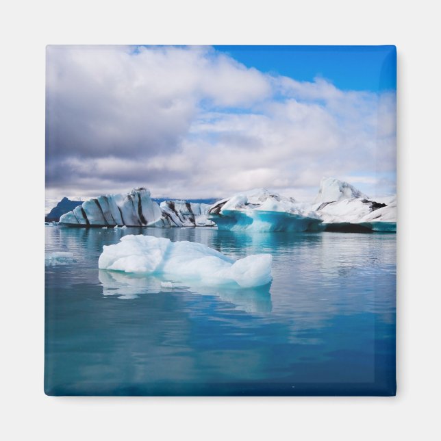 Glacier Lagoon Magnet (Framsidan)