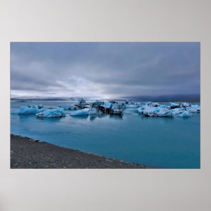 Glacier Lagoon Poster