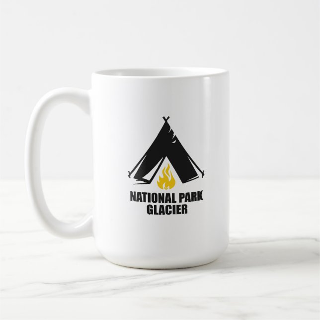 Glacier - Montana Kaffemugg (Vänster)