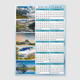 Glacier National Park 2026 Översigtskalender