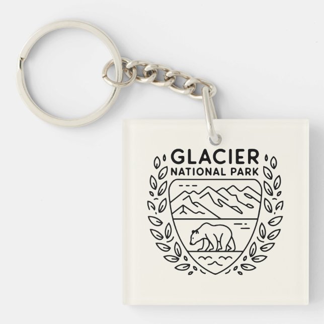 Glacier National Park Bear Emblem (Framsidan)