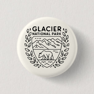 Glacier National Park Bear Emblem Knapp
