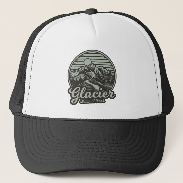 Glacier National Park Bergstig Keps (Framsida)