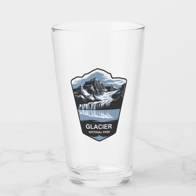 Glacier National Park Emblem Glaskopp (Framsida)