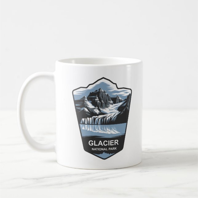 Glacier National Park Emblem Kaffemugg (Vänster)