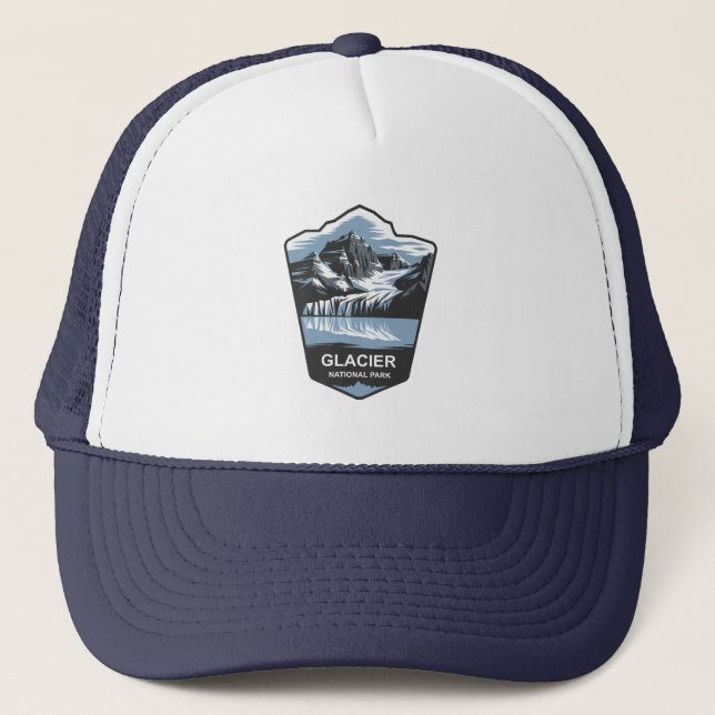 Glacier National Park Emblem Keps (Framsida)