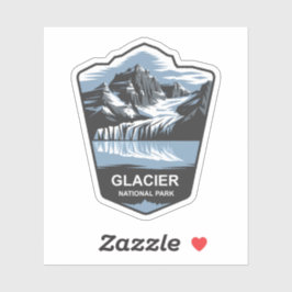 Glacier National Park Emblem Klistermärken