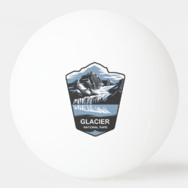 Glacier National Park Emblem Pingisboll