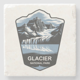 Glacier National Park Emblem Stenunderlägg