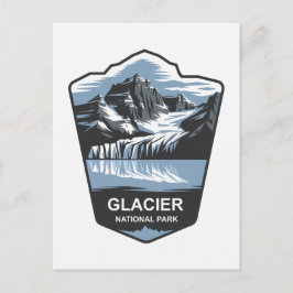 Glacier National Park Emblem Vykort