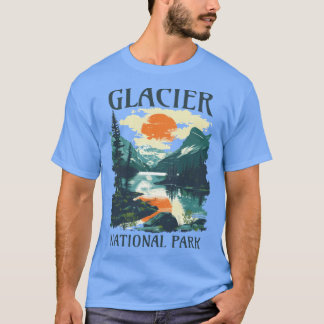 Glacier National Park familj T Shirt
