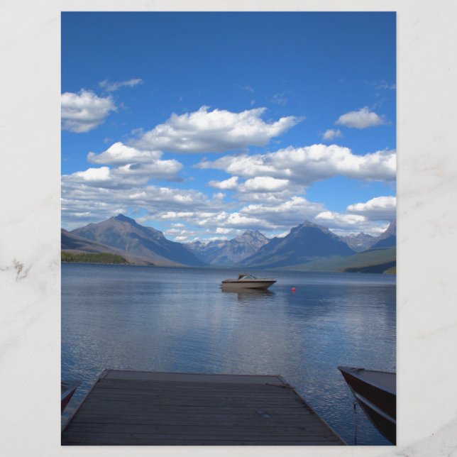 Glacier National Park-fotografi. (Framsida)