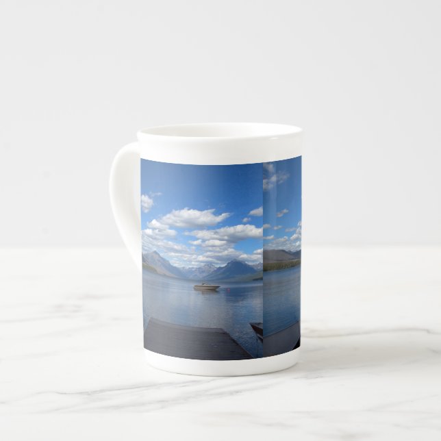 Glacier National Park-fotografi. Benporslin Mugg (Framsida vänster)