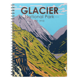 Glacier National Park går till Sol Road Anteckningsbok