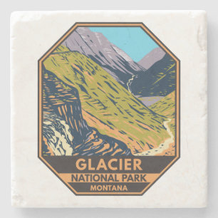 Glacier National Park går till Sol Road Stenunderlägg